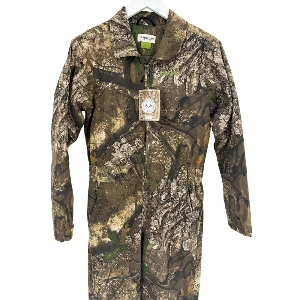 Magellan Youth Brown Real Tree APX Camo Grand Pass Insulated Coveralls Size L